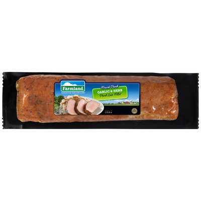 Farmland® Garlic & Herb Pork Loin Filet 24 oz. Packet
