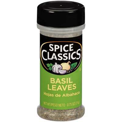 Spice Classics® Basil Leaves 0.75 oz. Shaker