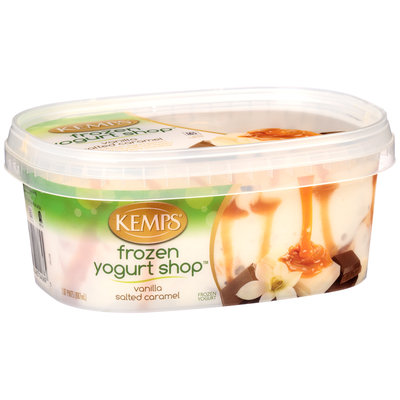 Kemps® Frozen Yogurt Shop™ Vanilla Salted Caramel Frozen Yogurt 1.87 pt. Tub