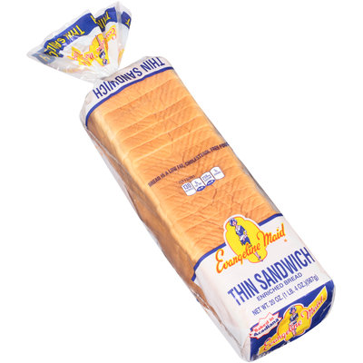 Evangeline Maid® Thin Sandwich Enriched Bread 20 oz. Loaf