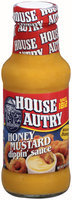 House Autry® Honey Mustard Dippin' Sauce 10.5 oz. Glass Bottle