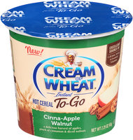 Cream of Wheat® Instant To-Go Cinna-Apple Walnut Hot Cereal 2.29 oz. Cup
