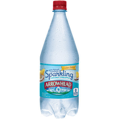 Arrowhead® Limited Edition Sparkling Coconut Pineapple Mountain Spring Water Bottle