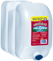ARROWHEAD Brand 100% Mountain Spring Water, 2.5-gallon plastic jug