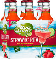 Bud Light Lime® Straw-BER-Rita 6-8 fl. oz. Bottles