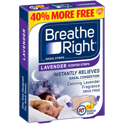Breathe Right® Lavender Scented Nasal Strips