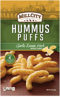 Mill City Snacks Garlic Lemon Herb Hummus Puffs 15 oz. Bag