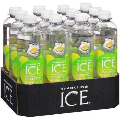 Sparkling Ice® Essence of Lemon Lime Sparkling Water 12-17 fl. oz. Bottles