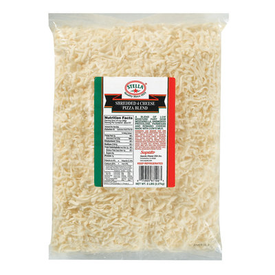 Stella® Pizza 4 Cheese Shredded Cheese Blend 5 Lb Bag
