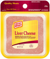 Oscar Mayer Cold Cuts Liver Cheese 8 Oz Peg