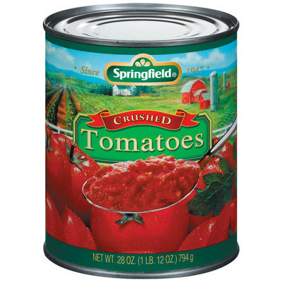 Springfield Crushed Tomatoes 28 Oz Can