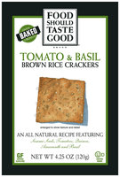 Food Should Taste Good Tomato & Basil Brown Rice Crackers