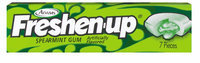Fuzzy Spearmint 7 Pieces Gum Wrapper