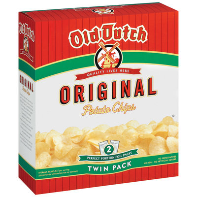 Old Dutch Original Twin Pack Potato Chips Box