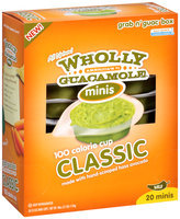 Wholly Guacamole® Mild Classic Guacamole Minis 20-2 oz. Mini Cups