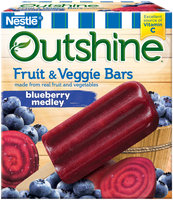 Nestlé® OUTSHINE® Fruit & Veggie Bars, Blueberry Medley 6 ct Box