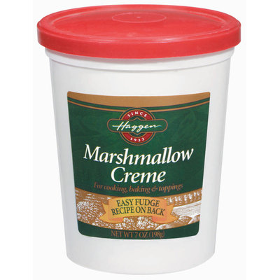 Haggen Marshmallow Creme 7 Oz Plastic Tub