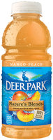 Deer Park Nature's Blend Spring Water & Real Juice Mango-Peach 20 fl. oz. Plastic Bottle