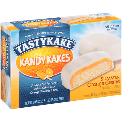 Tastykake® Kandy Kakes® Summer Orange Creme Snack Cakes