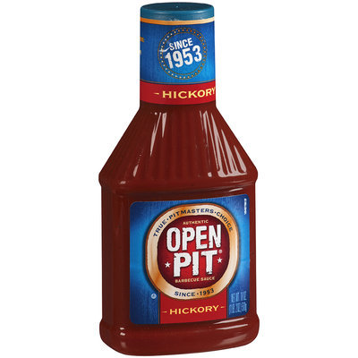 Authentic Open Pit Hickory Barbecue Sauce 18 oz Squeeze Bottle