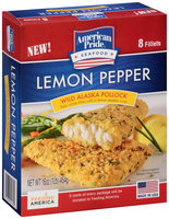 American Pride® Lemon Pepper Wild Alaska Pollock 8 ct Box