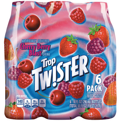 Trop Twister™ Cherry Berry Blast™ Drink 6 Pack 10 fl. oz. Bottles