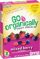 Go Organically® Mixed Berry Fruit Snacks 8 ct Box