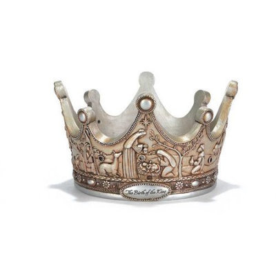 Dicksonsinc The Birth of The King Crown Advent Wreath Resin Votive