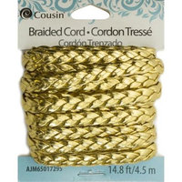 Cousin Gold Braided Cord, 14.8