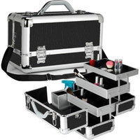 Seya Professional 3-Tier Makeup Case Color: Black