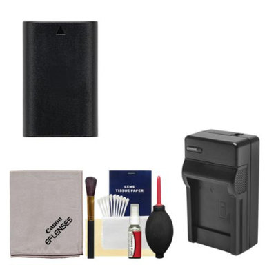 Essentials Bundle for Canon EOS 6D, 7D, 70D, 5D Mark III DSLR Camera with LP-E6 Battery & Charger + Cleaning Kit