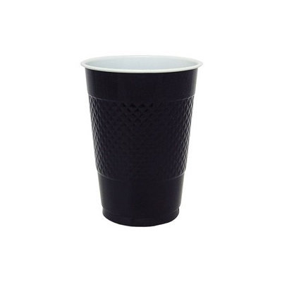 Hanna K Signature Hanna K. Signature 81060 16 Oz. Black Plastic Cup - 600 Per Case