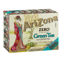 AriZona Zero Calorie Green Tea with Ginseng