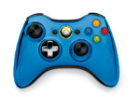 Microsoft Xbox 360 Controller Wireless Blue Chrome
