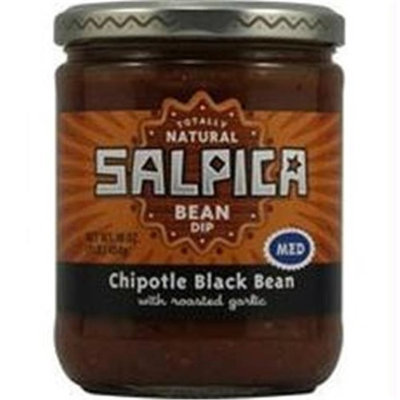 Salpica B36609 Fronterasalpica Bean Medium Chipotle Black Bean Dip -6x16oz