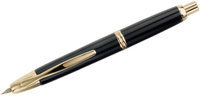 Namiki Vanishing Point Fountain Pen Black & Gold - Fine