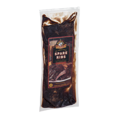 Butcher's Prime St. Louis Style Spare Ribs Seasoned & Smoked in BBQ Sauce