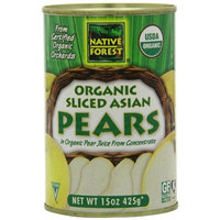 Native Forest Organic Sliced Asian Pears, 15-Ounce Cans (Pack of 6)