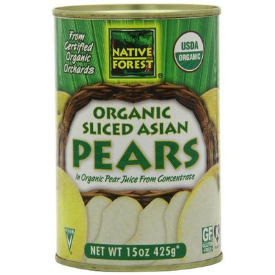 Native Forest Organic Sliced Asian Pears, 15-Ounce Cans (Pack of 6)