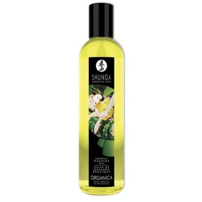Shunga Erotic Massage Oil, Organic Green Tea, 1 Ounce