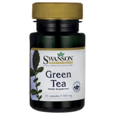 Swanson Premium Green Tea 500 mg 30 Caps