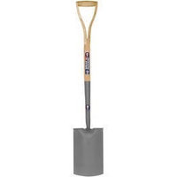 Stockton Heath Forge R400 Forged Digging Spade Treaded 32 Inch wood Handle with Wood YD Grip