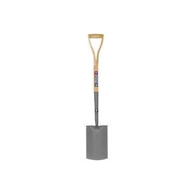 Stockton Heath Forge R400 Forged Digging Spade Treaded 32 Inch wood Handle with Wood YD Grip