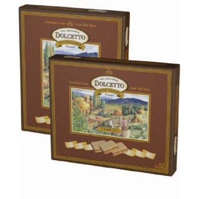 Dolcetto Wafer Squares, Tiramisu, 8.5-Ounce (Pack of 6)