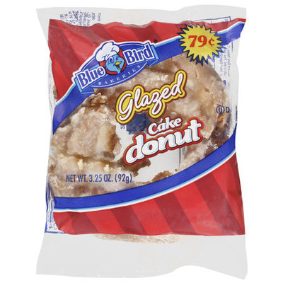 Blue Bird Bakeries Bluebird Glazed Cake Donut, 3.25 oz