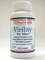 Virility For Men 60 vcaps by Protocol For Life Balance