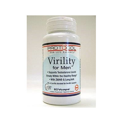 Virility For Men 60 vcaps by Protocol For Life Balance