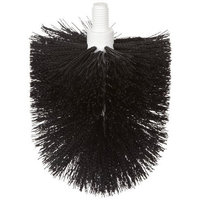 Carlisle 4014800 Flo-Pac Floor Drain Brush, White Plastic Block, Black Polyethylene Bristles, 6