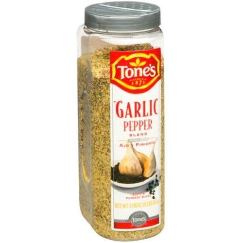 Tones Tone's Garlic Pepper Blend 22 oz shaker Reviews 2019
