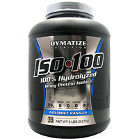 Dymatize Iso-100 100% Hydrolyzed Gourmet Vanilla Whey Protein Isolate